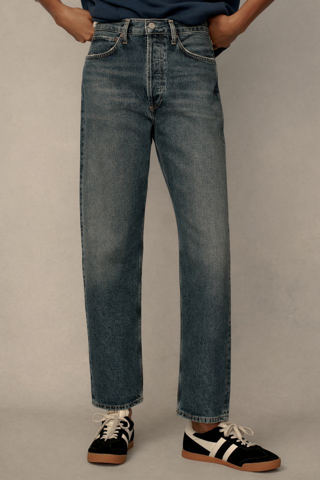 AGOLDE 90's Crop Mid-Rise Loose Straight-Leg Jeans #2