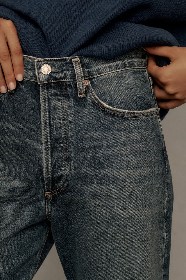 AGOLDE 90's Crop Mid-Rise Loose Straight-Leg Jeans #4