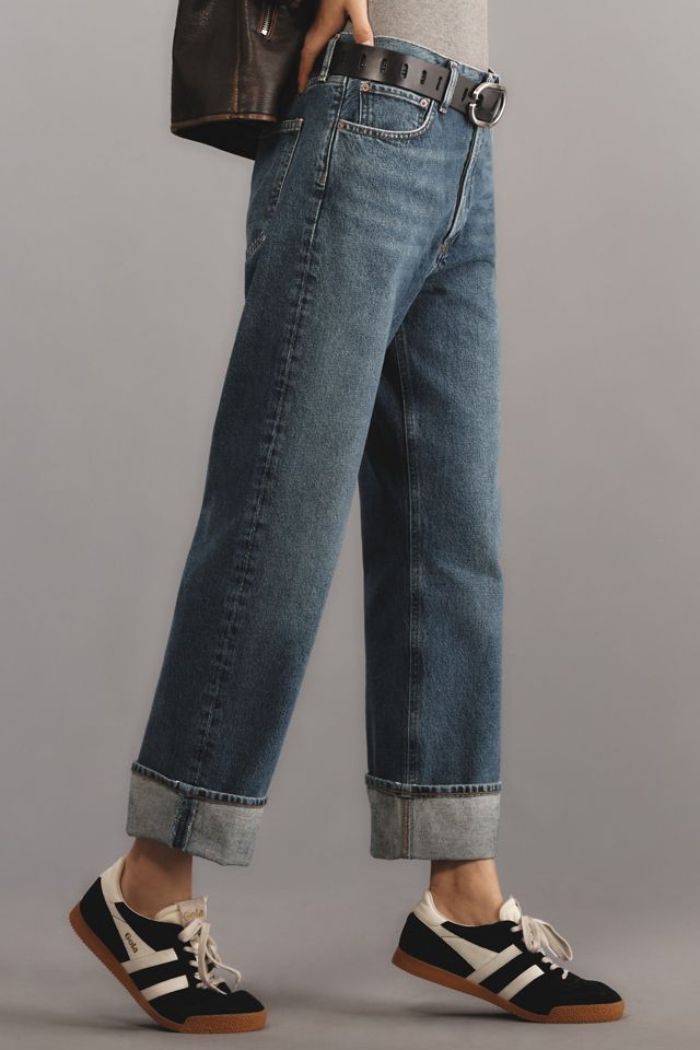 AGOLDE Fran Low-Slung Relaxed-Leg Jeans #3