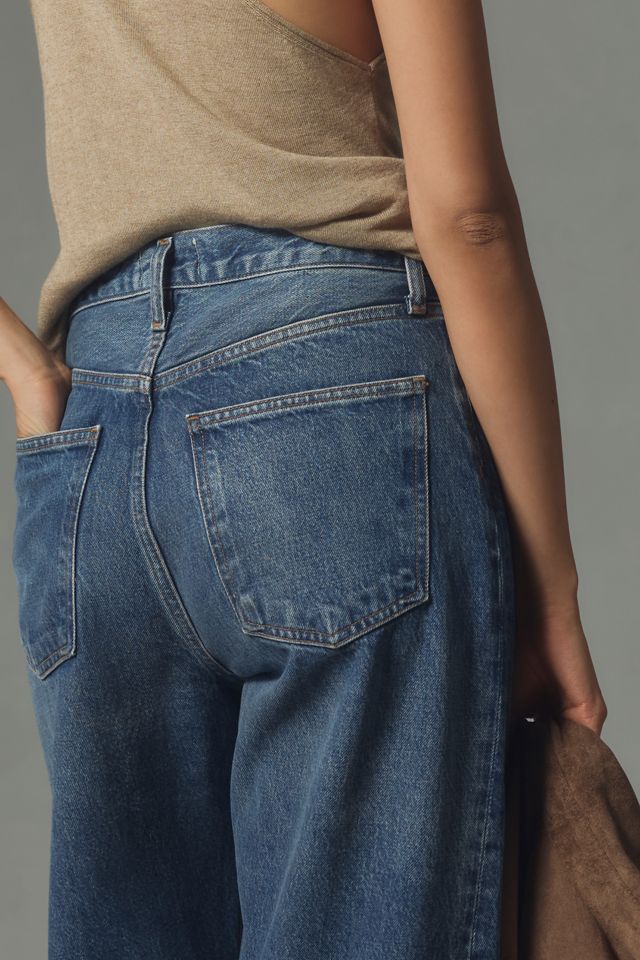 AGOLDE Luna High-Rise Pieced Tapered Jeans #4