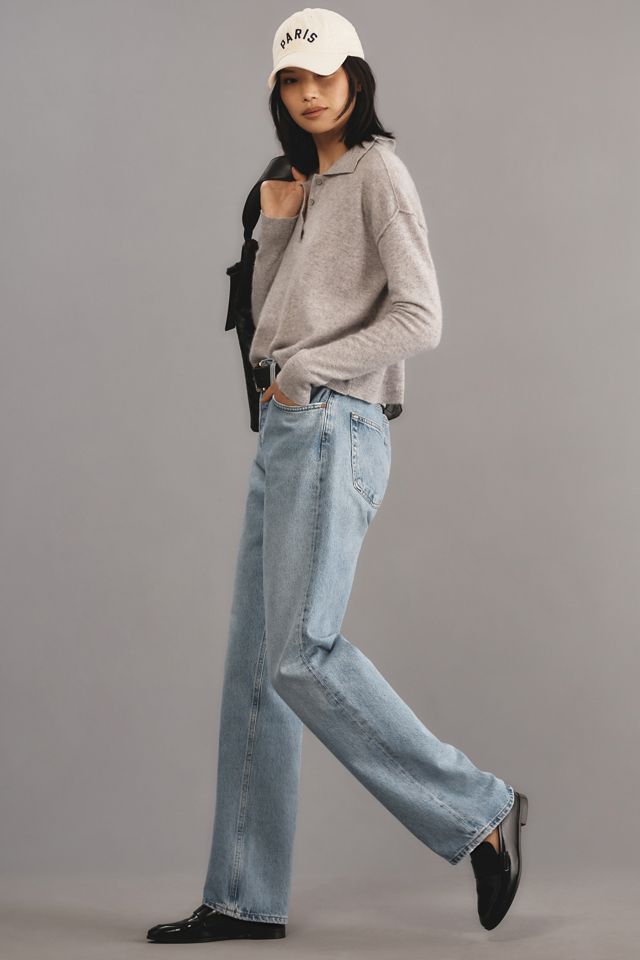 AGOLDE Kelly High-Rise Straight-Leg Jeans #4