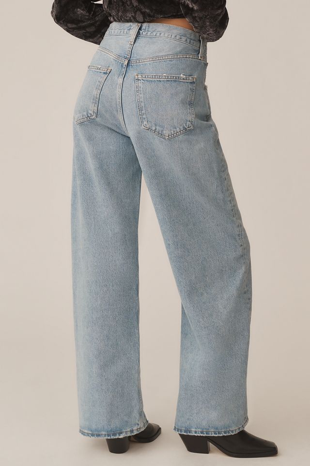 AGOLDE Low Curve Mid-Rise Taper Jeans #1