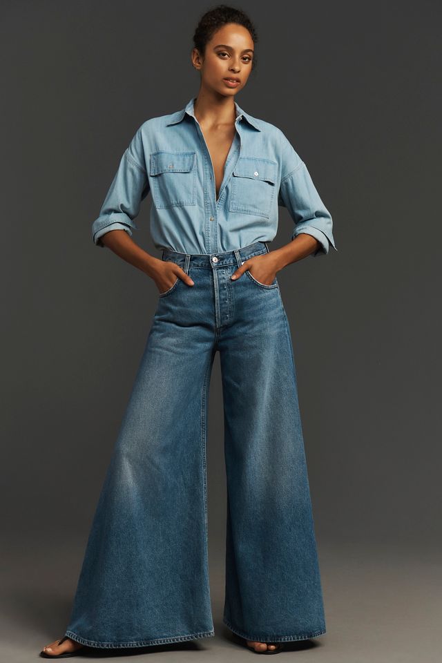 【Citizens of Humanity】 Amari high-riseワイドレッグジーンズ CITIZENS OF HUMANITY Amari Ultra high-rise wide-leg jeans