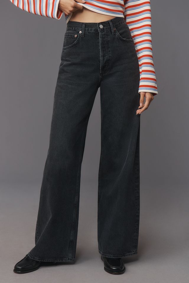 AGOLDE Dame High-Rise Wide-Leg Jeans #1