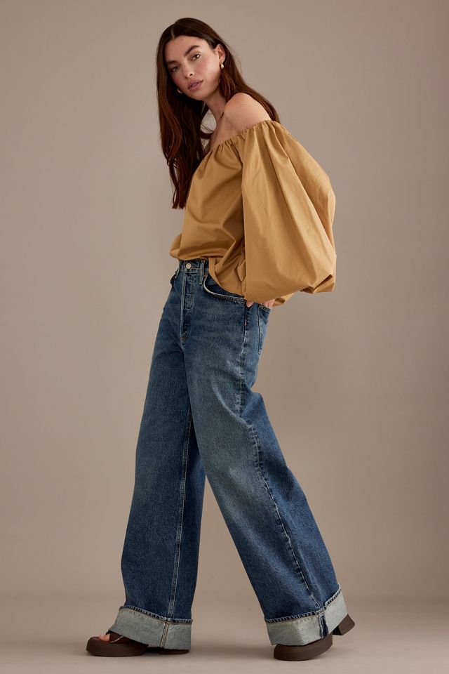 AGOLDE Dame High-Rise Weite-Bein Jeans #3