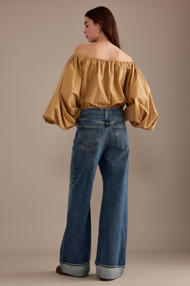 AGOLDE Dame High-Rise Weite-Bein Jeans #4