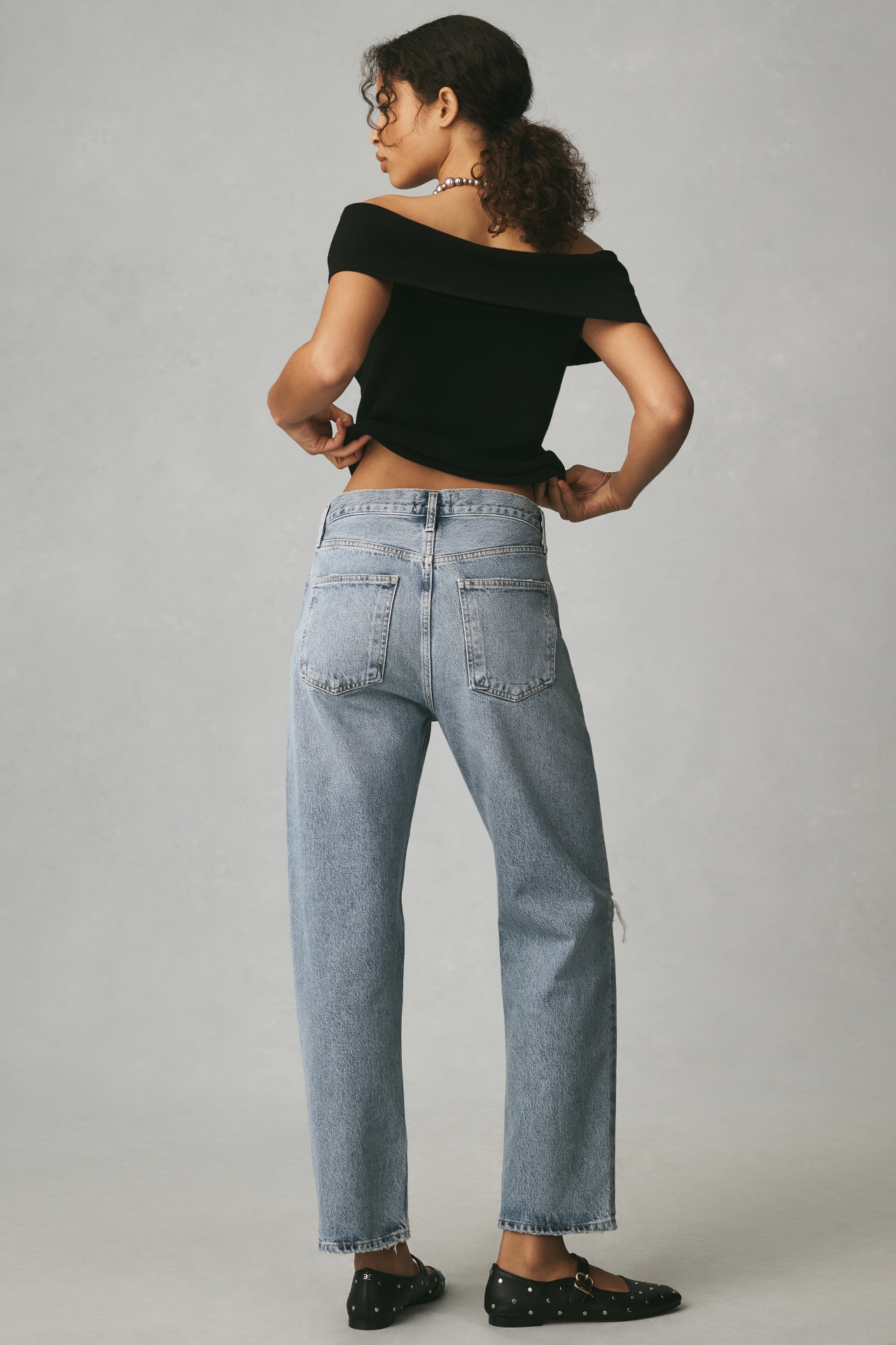 AGOLDE 90s Mid-Rise Straight-Leg Jeans