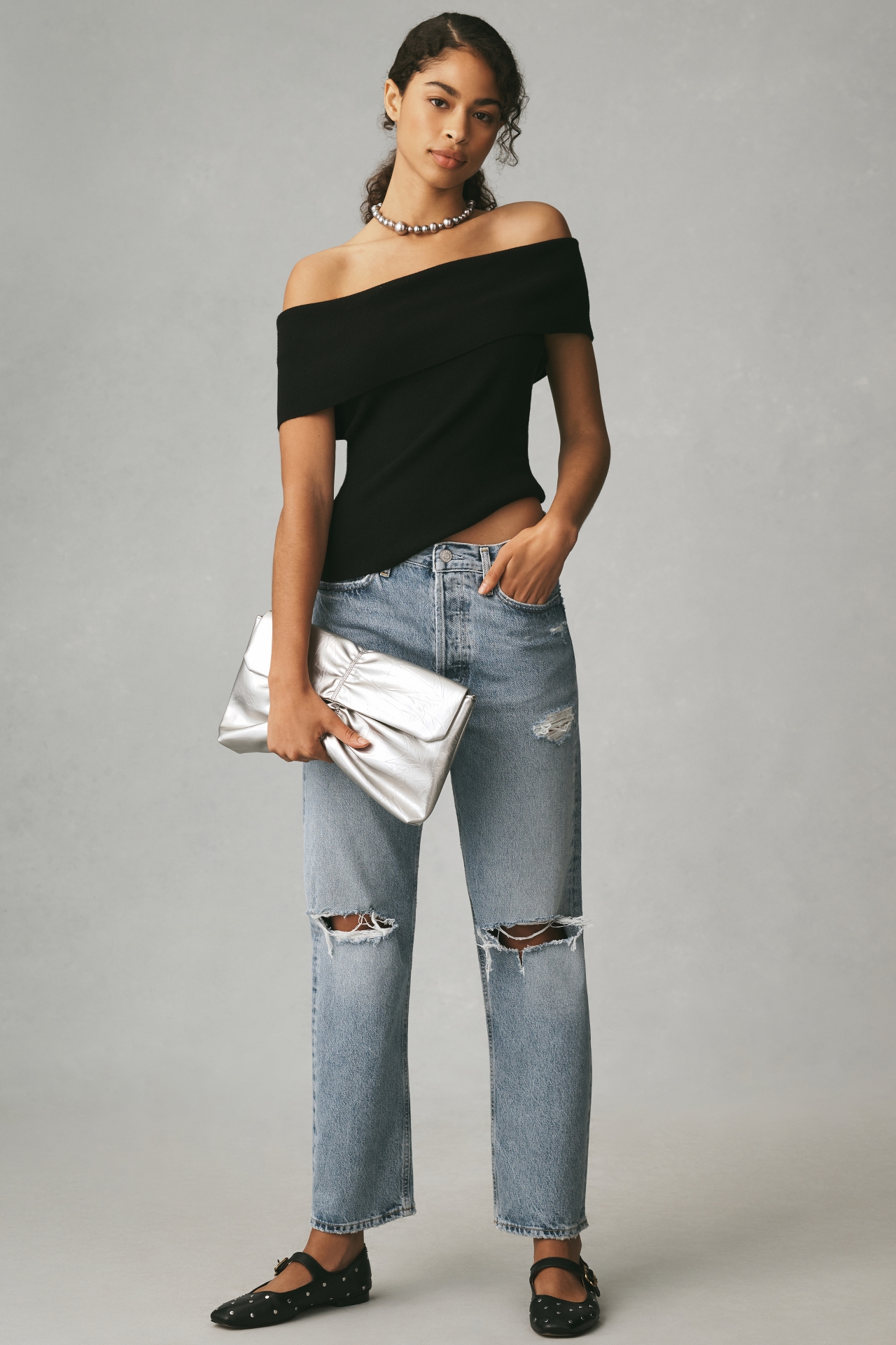 AGOLDE 90s Mid-Rise Straight-Leg Jeans