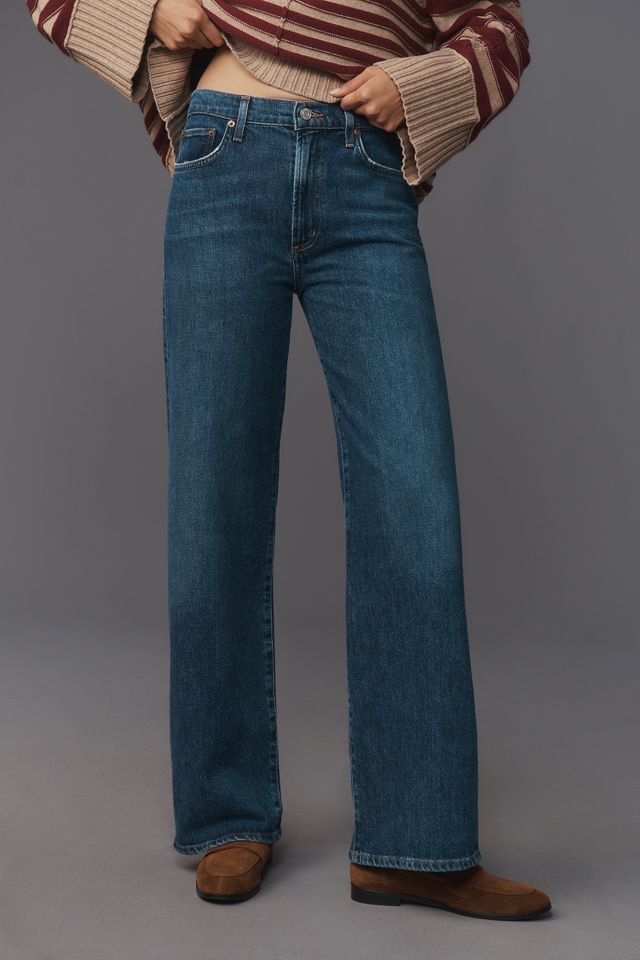 AGOLDE Harper Mid-Rise Straight-Leg Jeans #1