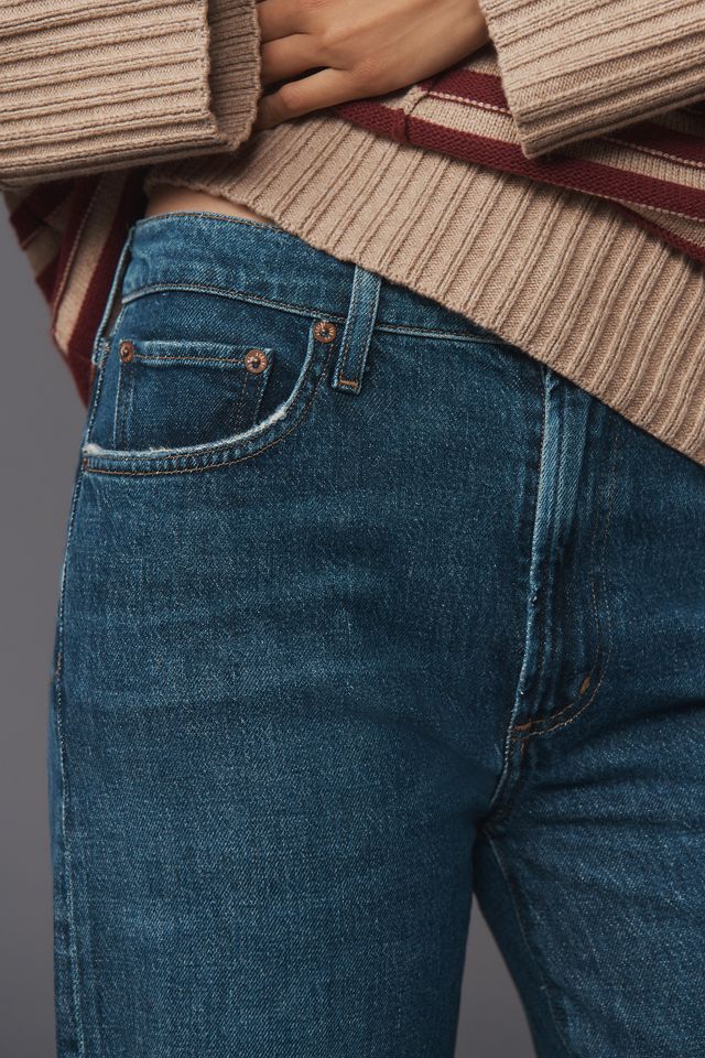 AGOLDE Harper Mid-Rise Straight-Leg Jeans | Anthropologie