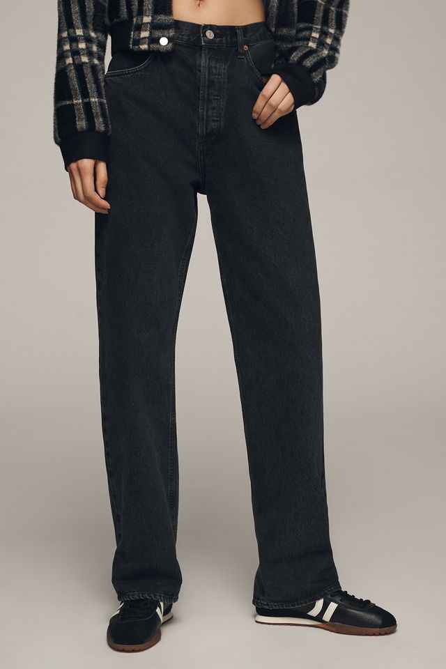 【Agolde】 Fran mid-riseストレートジーンズ Fran mid-rise straight jeans in black - Agolde | Mytheresa