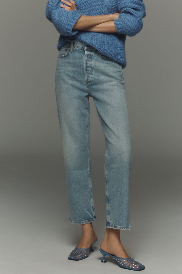 AGOLDE 90s Pinch Crop High-Rise Straight-Leg Jeans #2