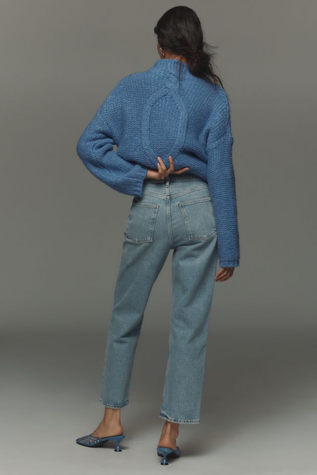 AGOLDE 90s Pinch Crop High-Rise Straight-Leg Jeans #4