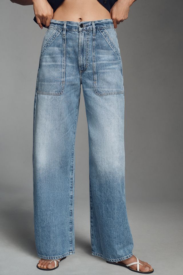 【Citizens of Humanity】 Ayla high-riseワイドレッグジーンズ Ayla high-rise wide-leg jeans in blue - Citizens Of Humanity
