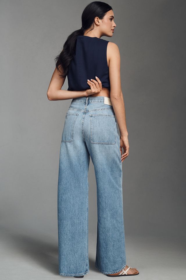 Citizens of Humanity Ayla Cargo High-Rise Wide-Leg Jeans #2
