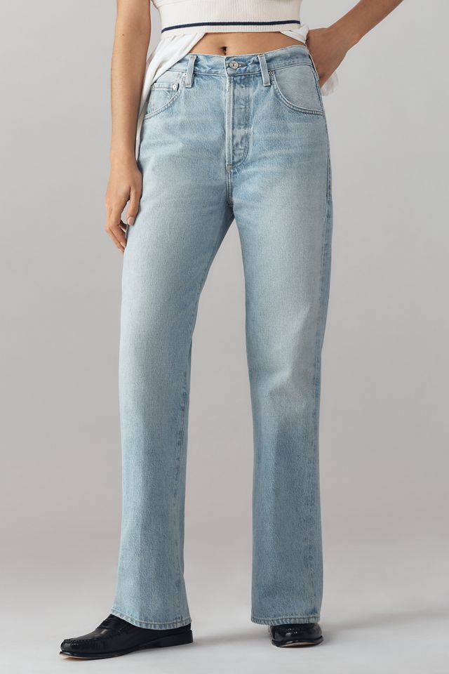Citizens of Humanity Baretta High-Rise Relaxed Straight-Leg
