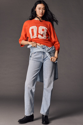 CITIZENS OF HUMANITY DELFINA HIGH-RISE STRAIGHT-LEG JEANS 