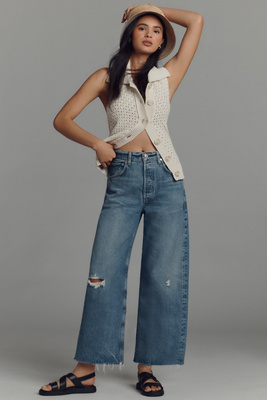 Citizens Of Humanity Ayla High-rise Wide-leg Jeans In Blue