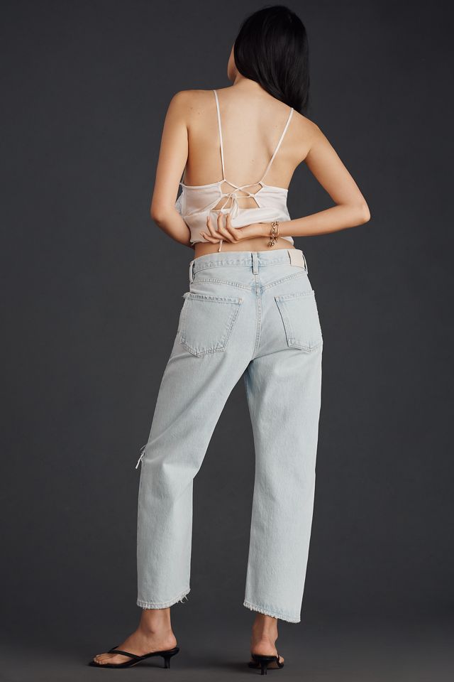 Citizens of Humanity Dahlia Bow-Leg Baby Roll High-Rise Relaxed Jeans #2