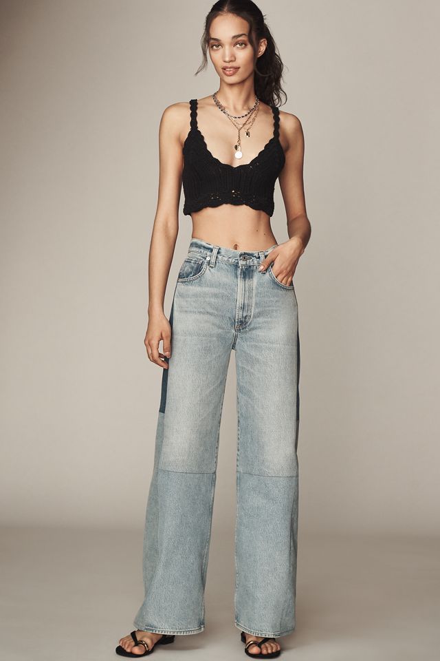 Citizens of Humanity Reworked Paloma Mid-Rise Wide-Leg Jeans #2