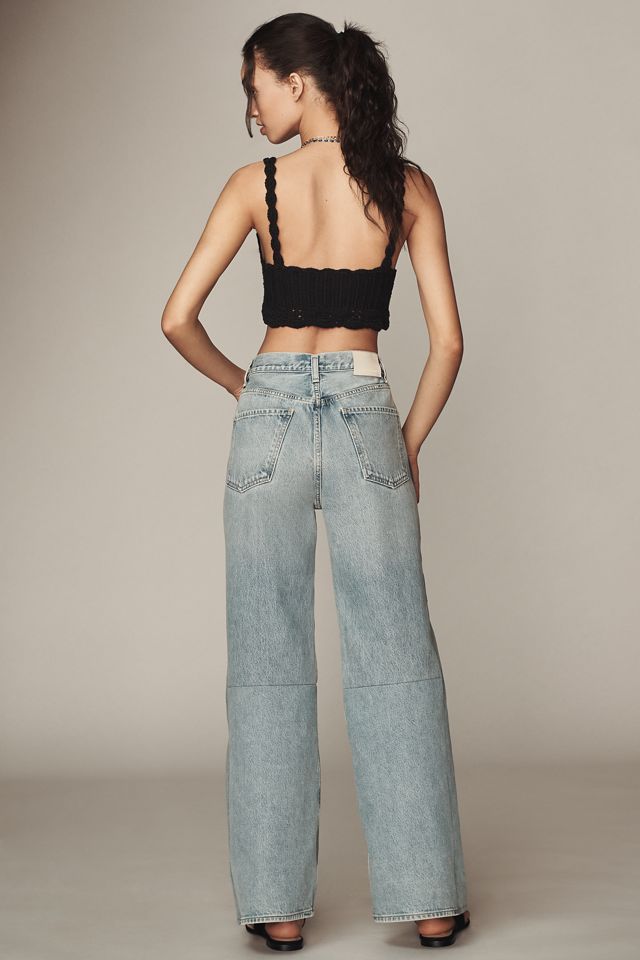 Citizens of Humanity Reworked Paloma Mid-Rise Wide-Leg Jeans #3
