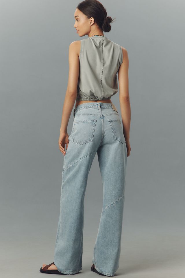 Citizens of Humanity Ayla Swirl High-Rise Tapered Jeans #3