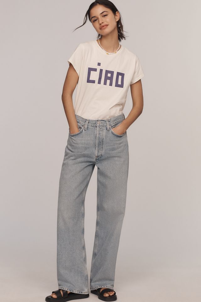 AGOLDE Henson High-Rise Wide-Leg Jeans #2