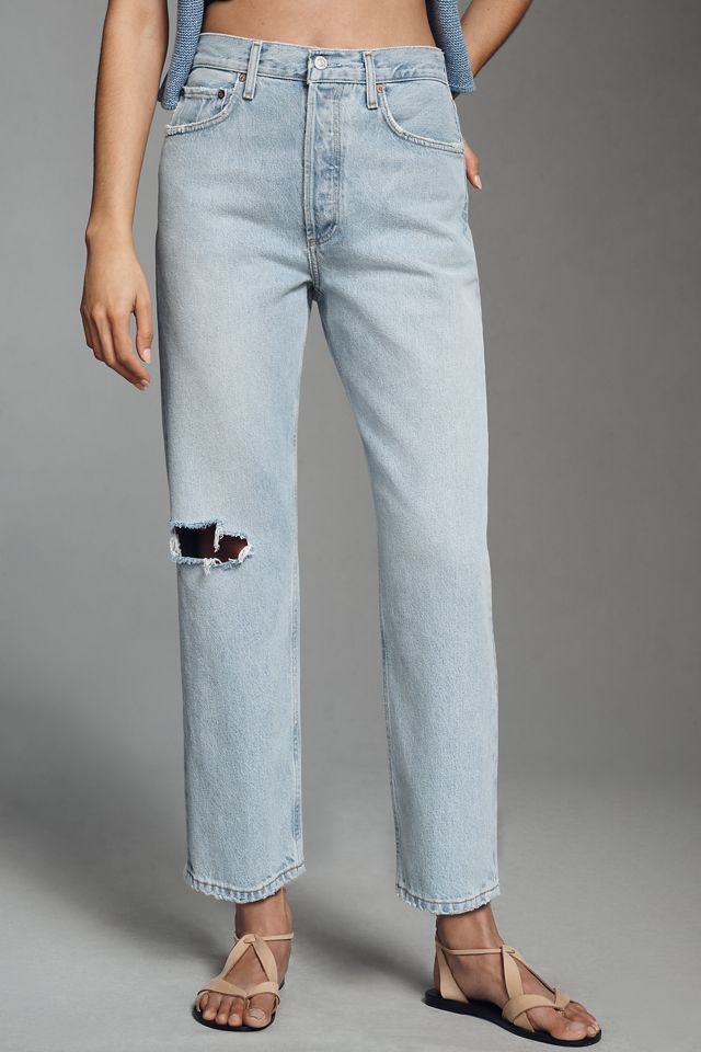 AGOLDE 90's Mid-Rise Loose Straight-Leg Jeans #1