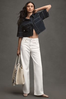 AGOLDE Low Curve Low-Rise Tapered Jeans