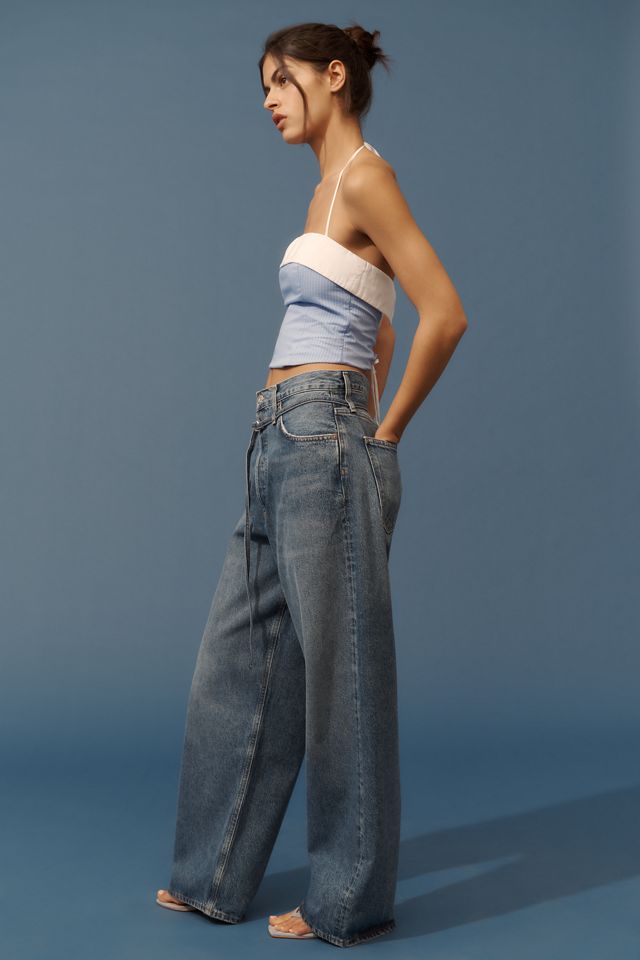 AGOLDE Emmi High-Rise Wide-Leg Jeans #2