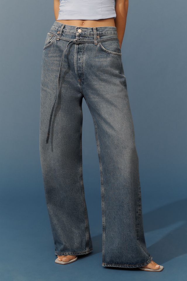 AGOLDE Emmi High-Rise Wide-Leg Jeans #4