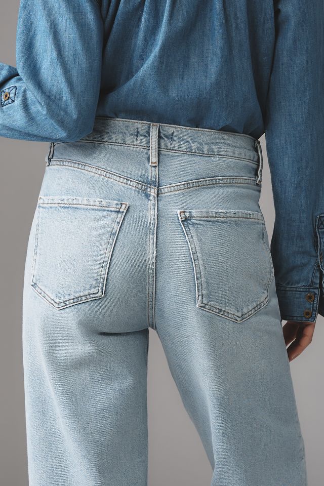 AGOLDE Ren High-Rise Crop Wide-Leg Jeans | Anthropologie
