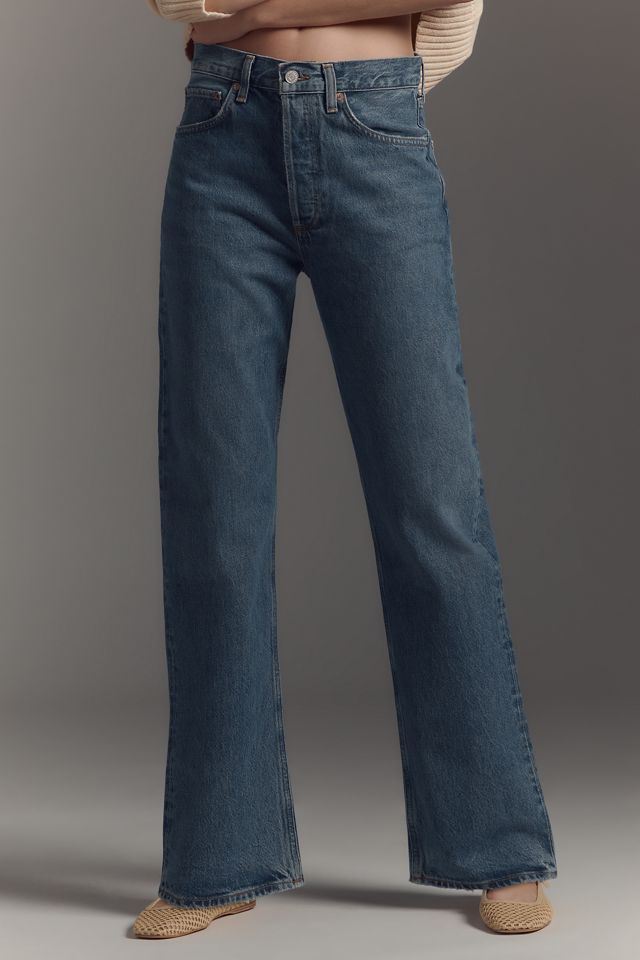 AGOLDE Kelly High-Rise Straight-Leg Jeans #1