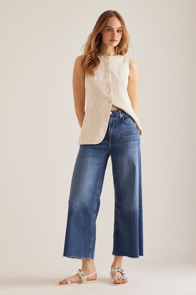 Jeans Citizens of Humanity Lyra de Tiro Alto y Pierna Ancha Crop #3