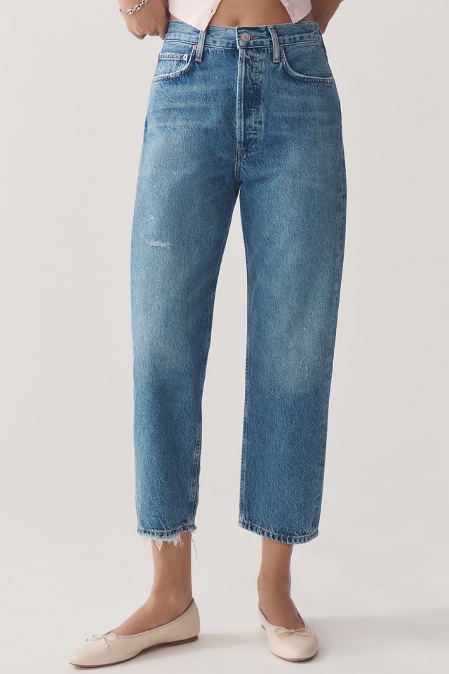 AGOLDE 90s High-Rise Crop Straight-Leg Jeans #1