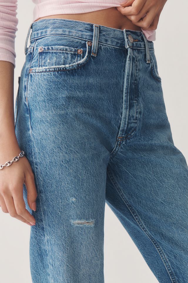 AGOLDE 90s High-Rise Crop Straight-Leg Jeans #2