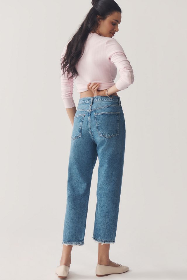 AGOLDE 90s High-Rise Crop Straight-Leg Jeans #3