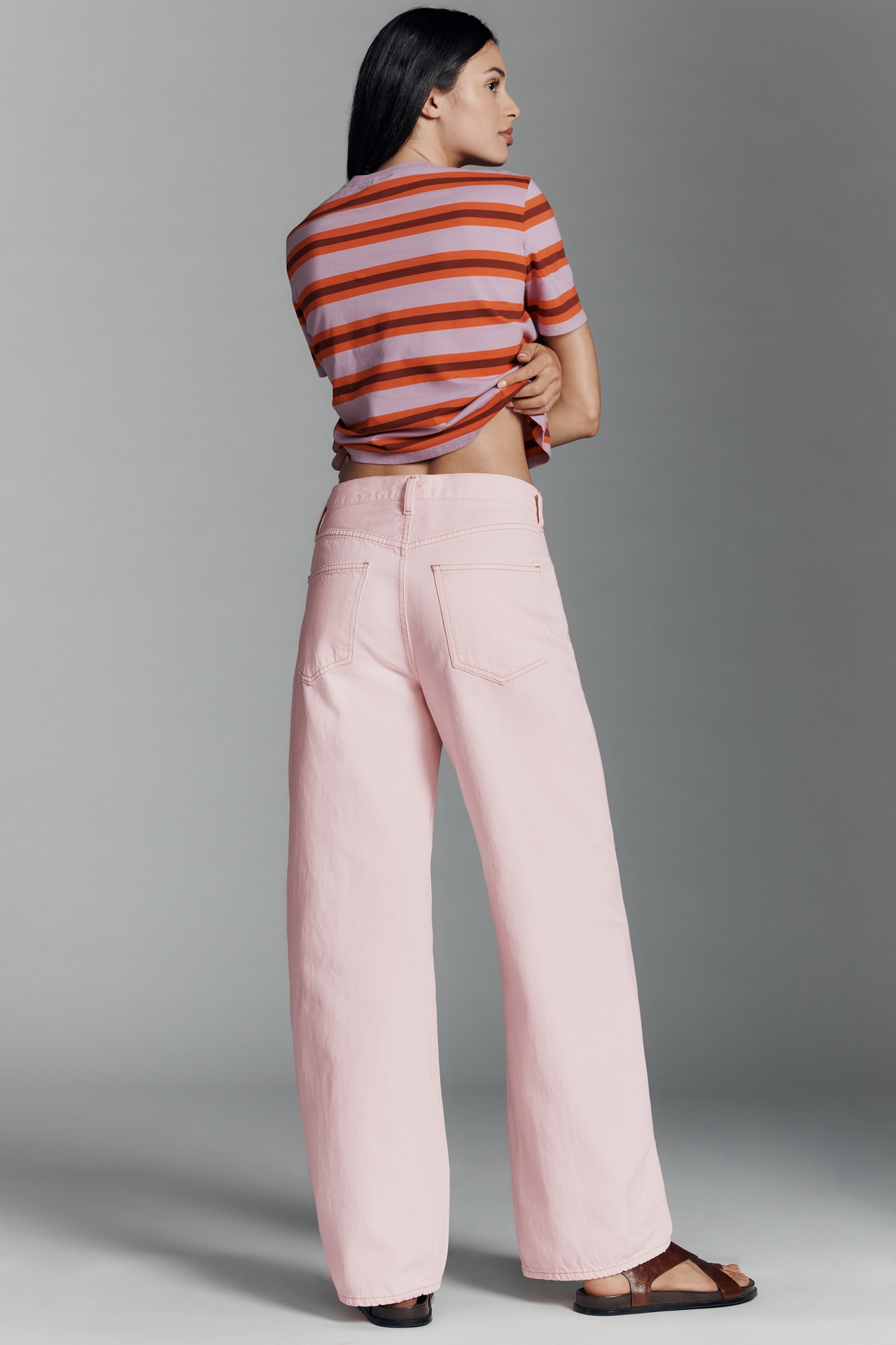 AGOLDE Low-Curve High-Rise Tapered Jeans