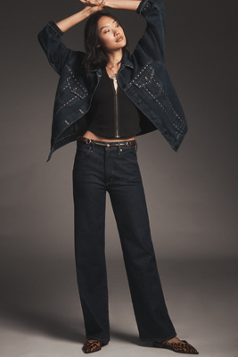 anthropologie AGOLDE Harper Mid-Rise Straight-Leg Jeans Reissue