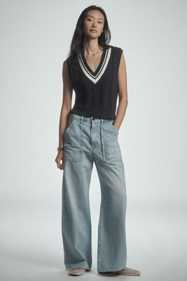 Citizens of Humanity Ayla Cargo High-Rise Tapered Jeans