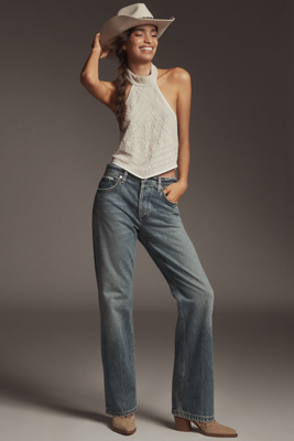 CITIZENS OF HUMANITY NEVE LOW-SLUNG RELAXED STRAIGHT-LEG JEANS 