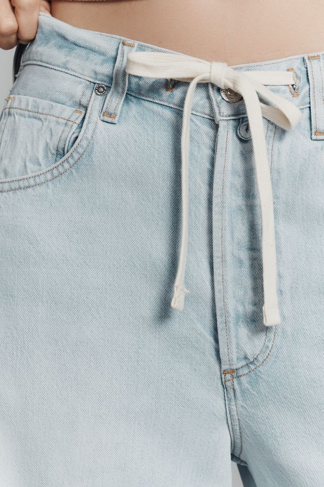 Citizens of Humanity Brynn Drawstring High-Rise Wide-Leg Jeans #3