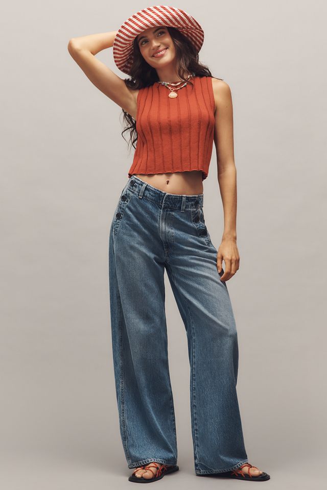 Citizens of Humanity Boardwalk Trouser High-Rise Wide-Leg Jeans #1