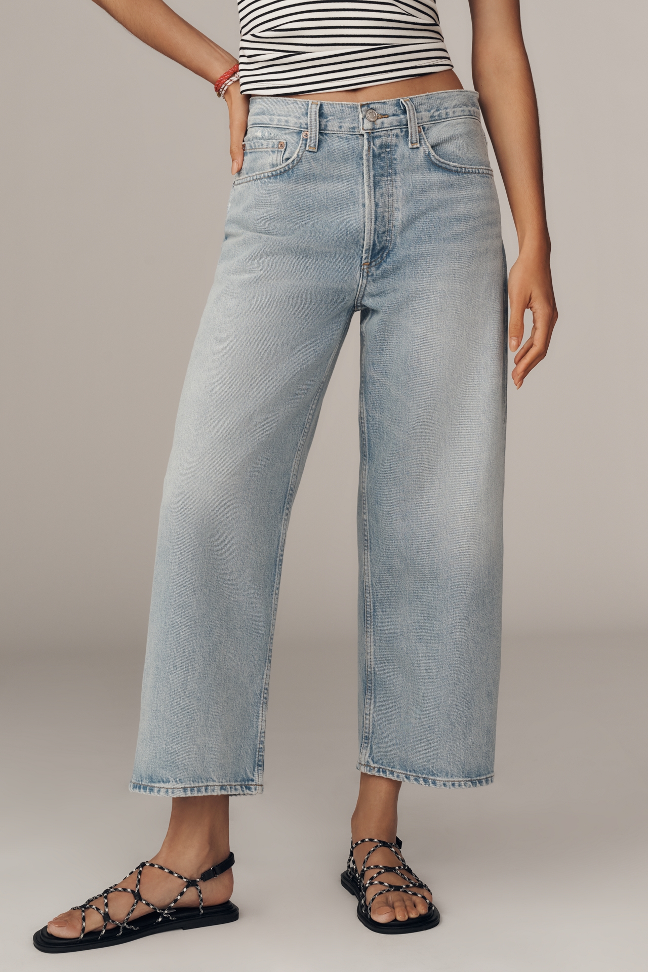 AGOLDE Arc High-Rise Tapered Jeans