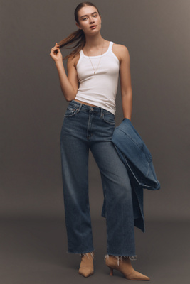 AGOLDE Ren High-Rise Wide-Leg Jeans product page