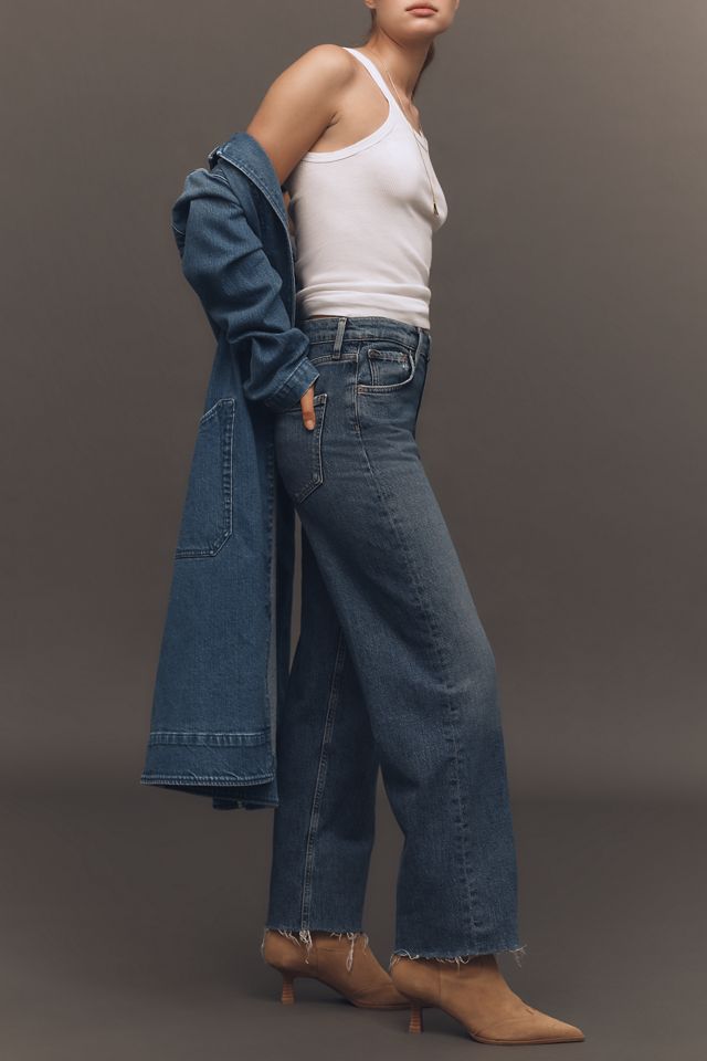 AGOLDE Ren High-Rise Wide-Leg Jeans #4