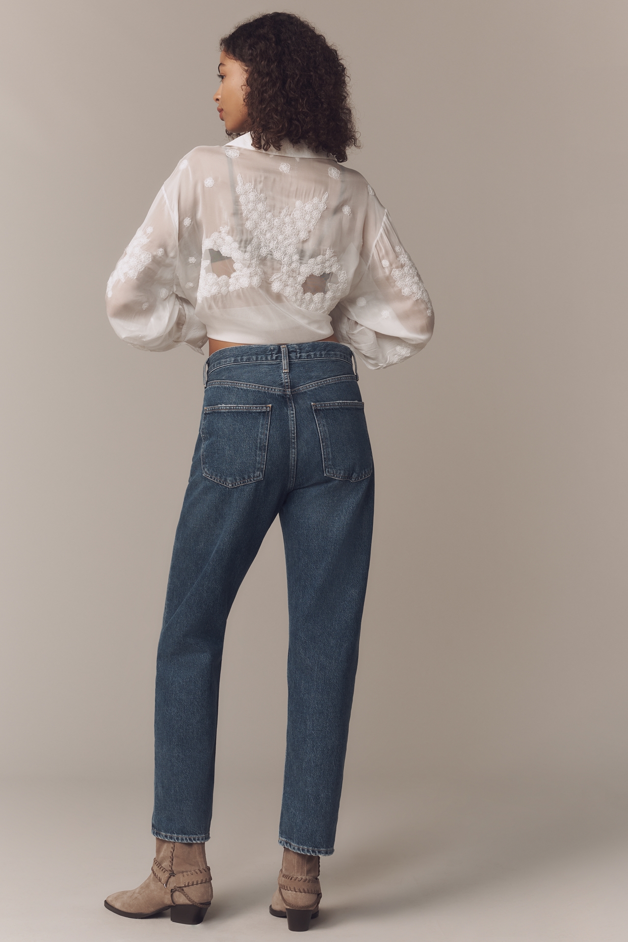 AGOLDE 90s Mid-Rise Straight-Leg Jeans