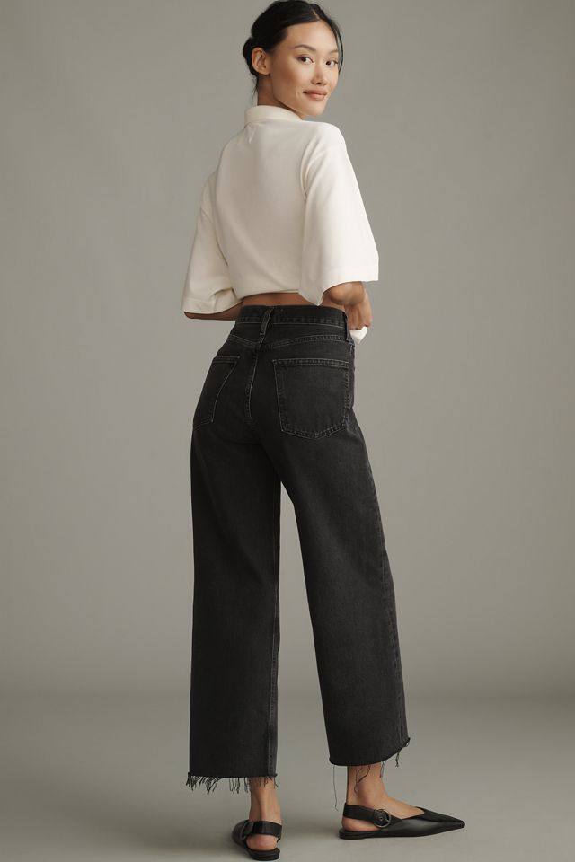 AGOLDE Ren High-Rise Crop Wide-Leg Jeans #2