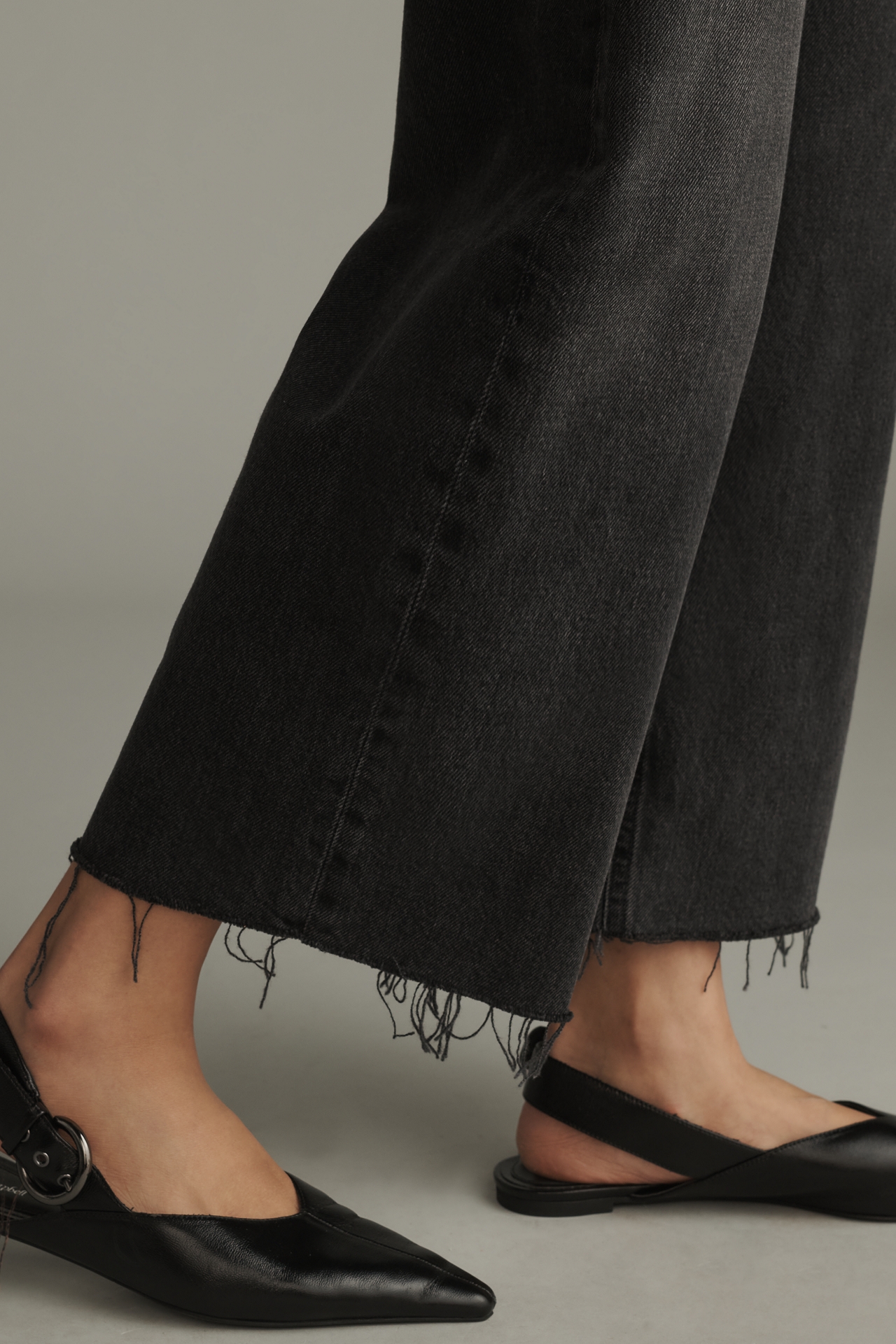 AGOLDE Ren High-Rise Crop Wide-Leg Jeans