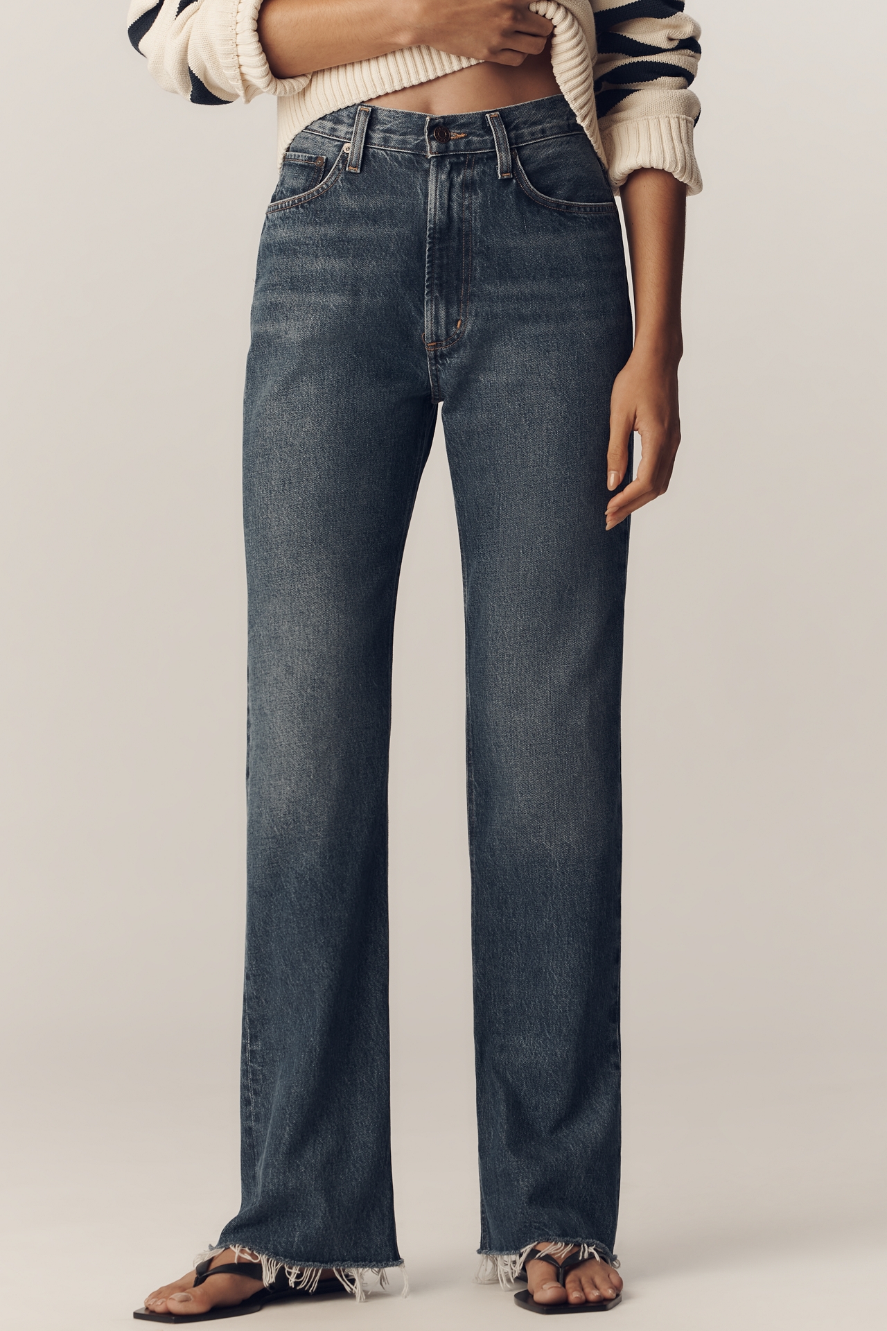AGOLDE Leena High-Rise Bootcut Jeans
